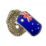 Australian Flag Dog Tag , Novelty Deluxe, Novelties