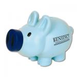 Blue Piggy Bank, Novelty Deluxe