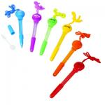Bubble Pen With Neck Cord , Novelty Deluxe